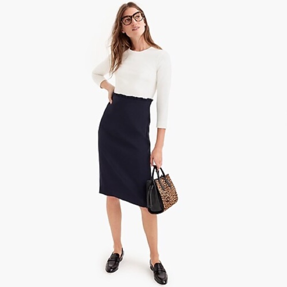 JCrew NWT Color block dress